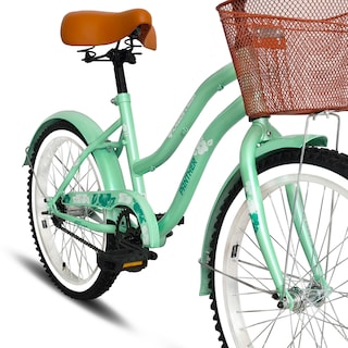 Foto 3 | Bicicleta Beach Cruiser R20 Vintage con Canasta color Verde