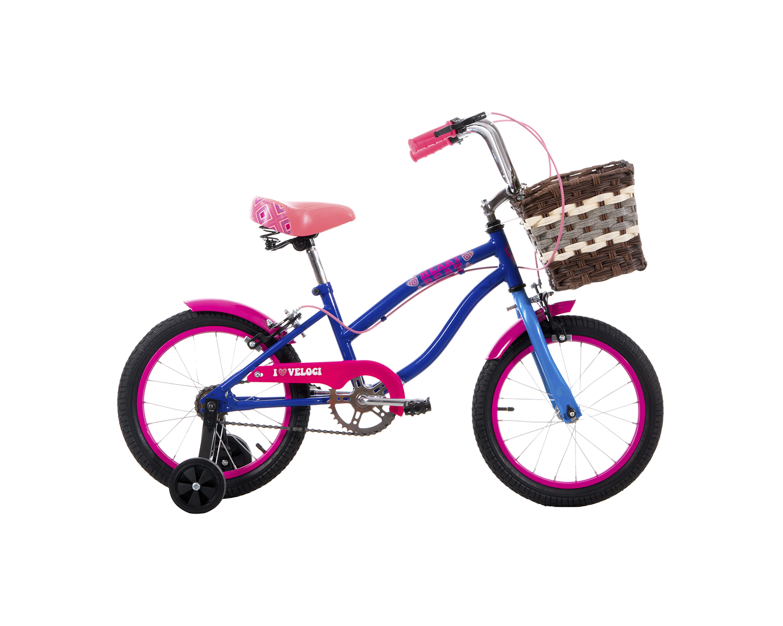 Foto 2 pulgar | Bicicleta Veloci Heart Beat City Rodada 16 Azul Infantil