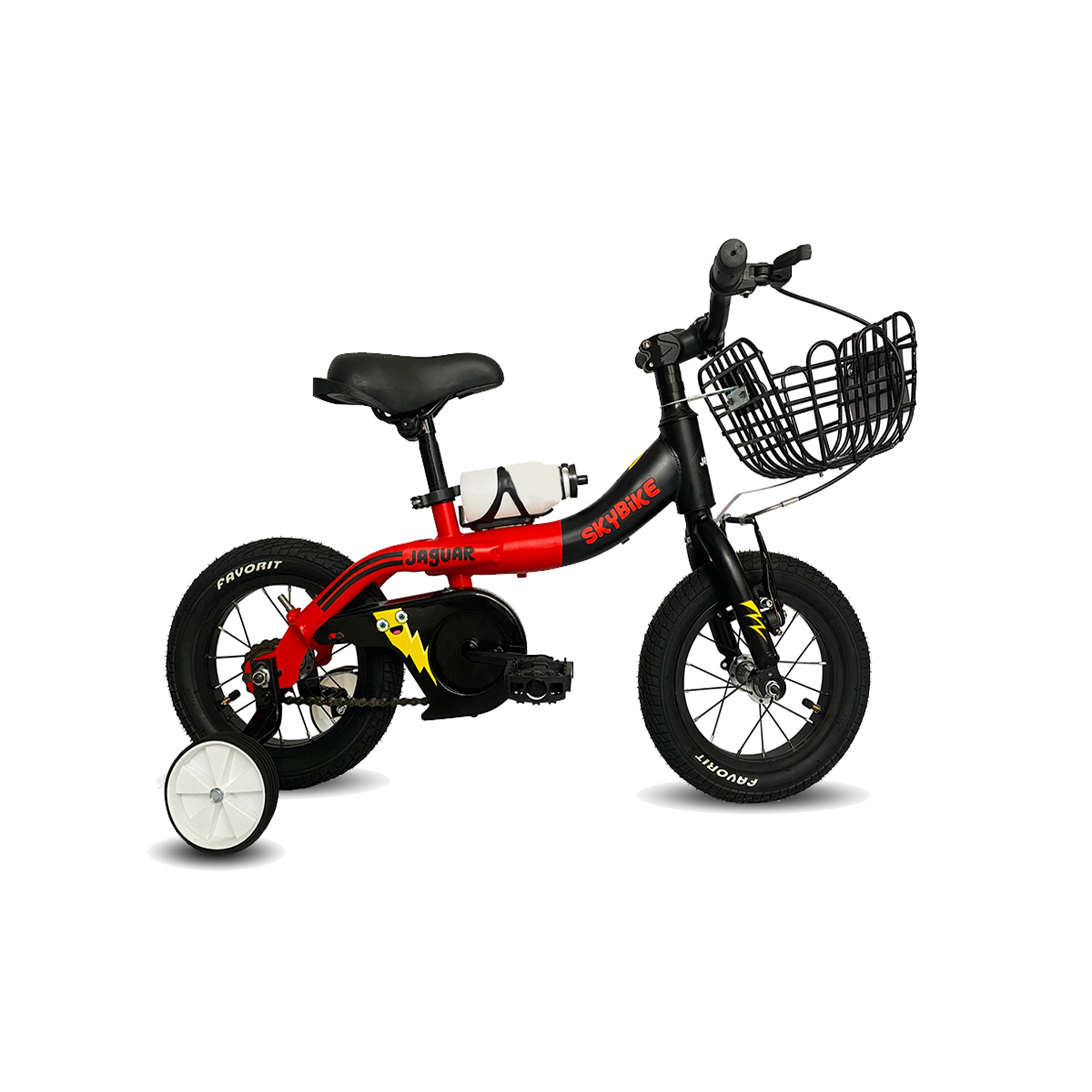 Bicicleta Jaguar Skybike Negro/rojo Rodada 12 H