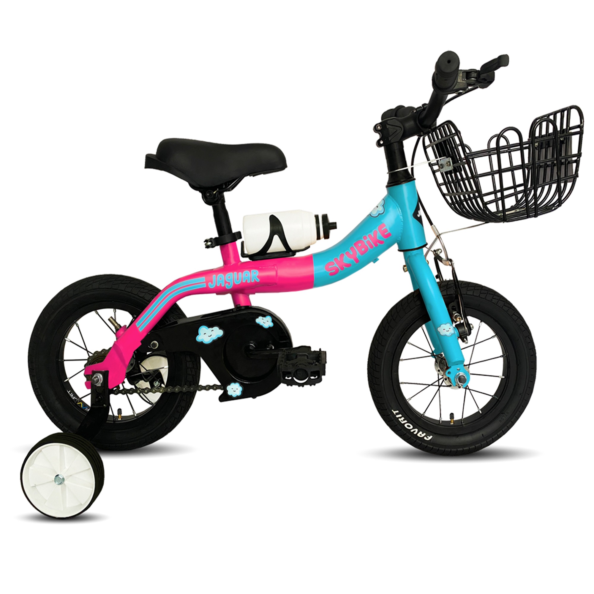 Bicicleta Jaguar Skybike Fuxia/azul Rodada 12