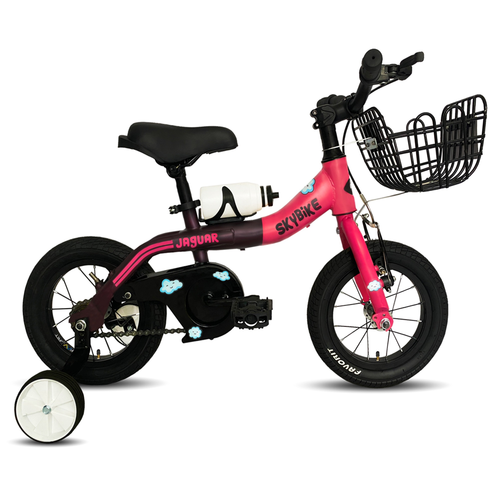 Bicicleta Jaguar Skybike Morado/fuxia Rodada 12