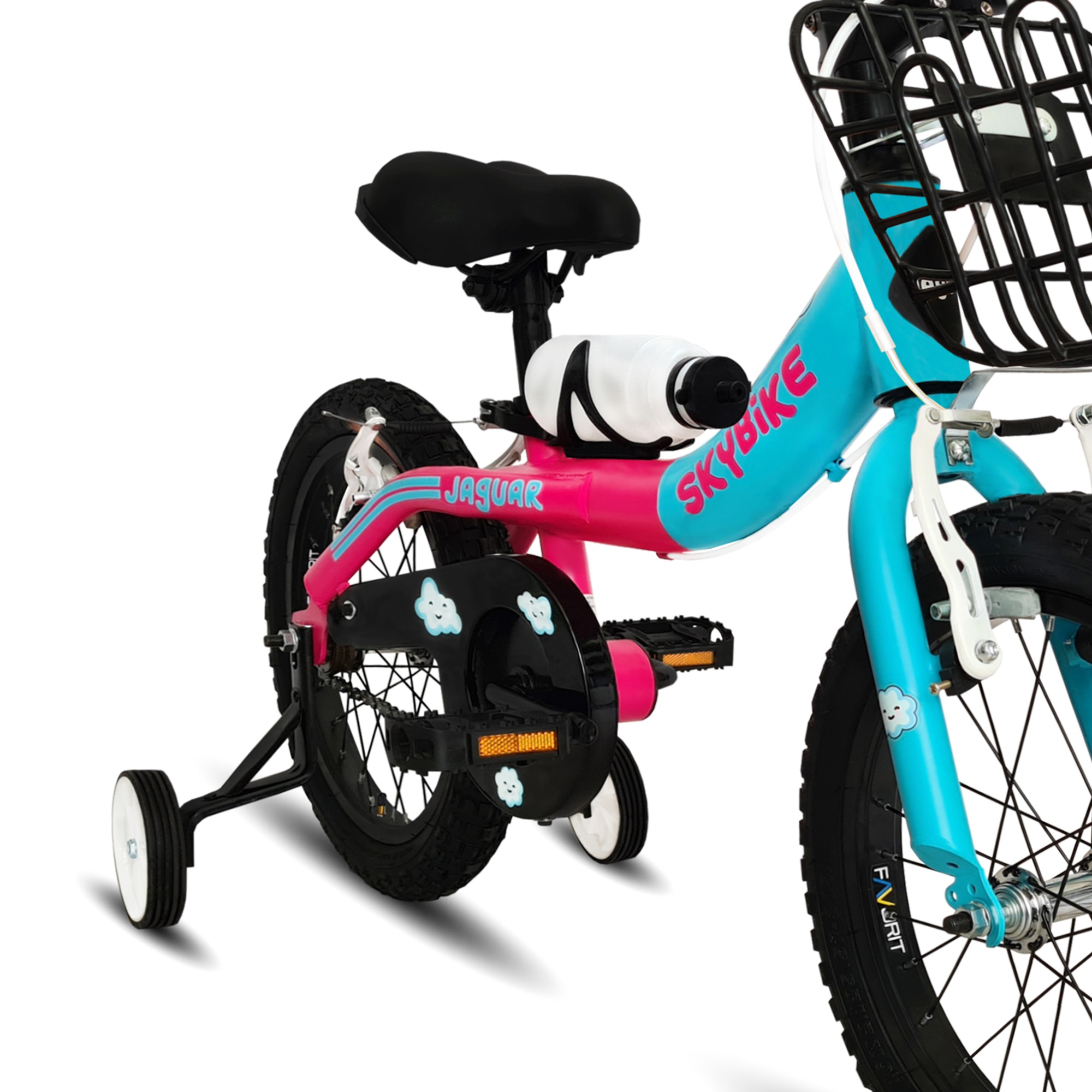 Foto 4 pulgar | Bicicleta Jaguar Skybike Fuxia/azul Rodada 16