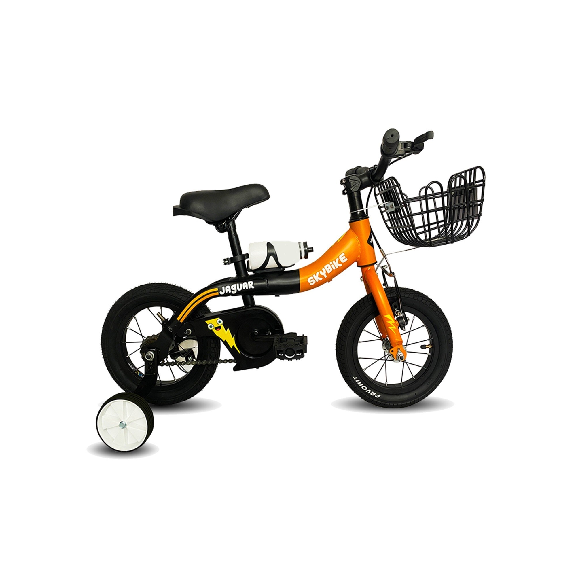 Bicicleta Jaguar Skybike Negro/Naraja Rodada 12' $2,649