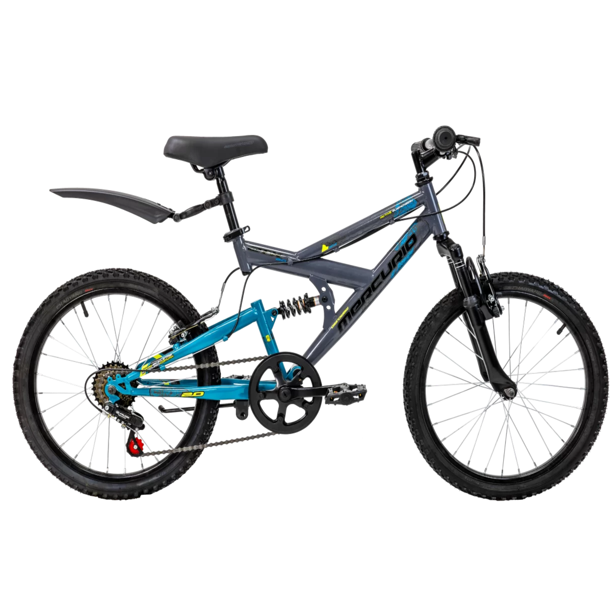 Bicicleta Mercurio Ztx Gris Rodada 20  7v C/susp