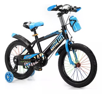 Foto 1 | Bicicleta Entrenadora Aeiou Qk-15 Azul con Portabotellas R16 para Niños