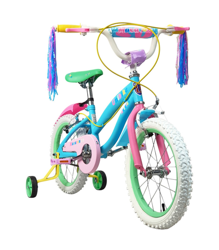 Foto 4 pulgar | Bicicleta R16 Llantas Aire y Entrenamiento Multicolor para Niñas