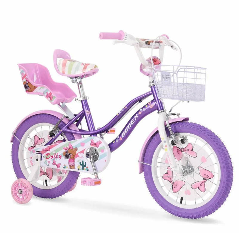 Bicicleta Infantil Bimex Dolly R12 Morada