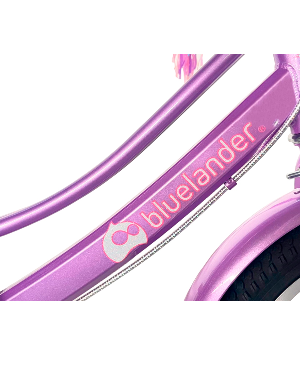Foto 4 pulgar | Bicicleta Infantil con Ruedas  y Accesorios Morada par Niña