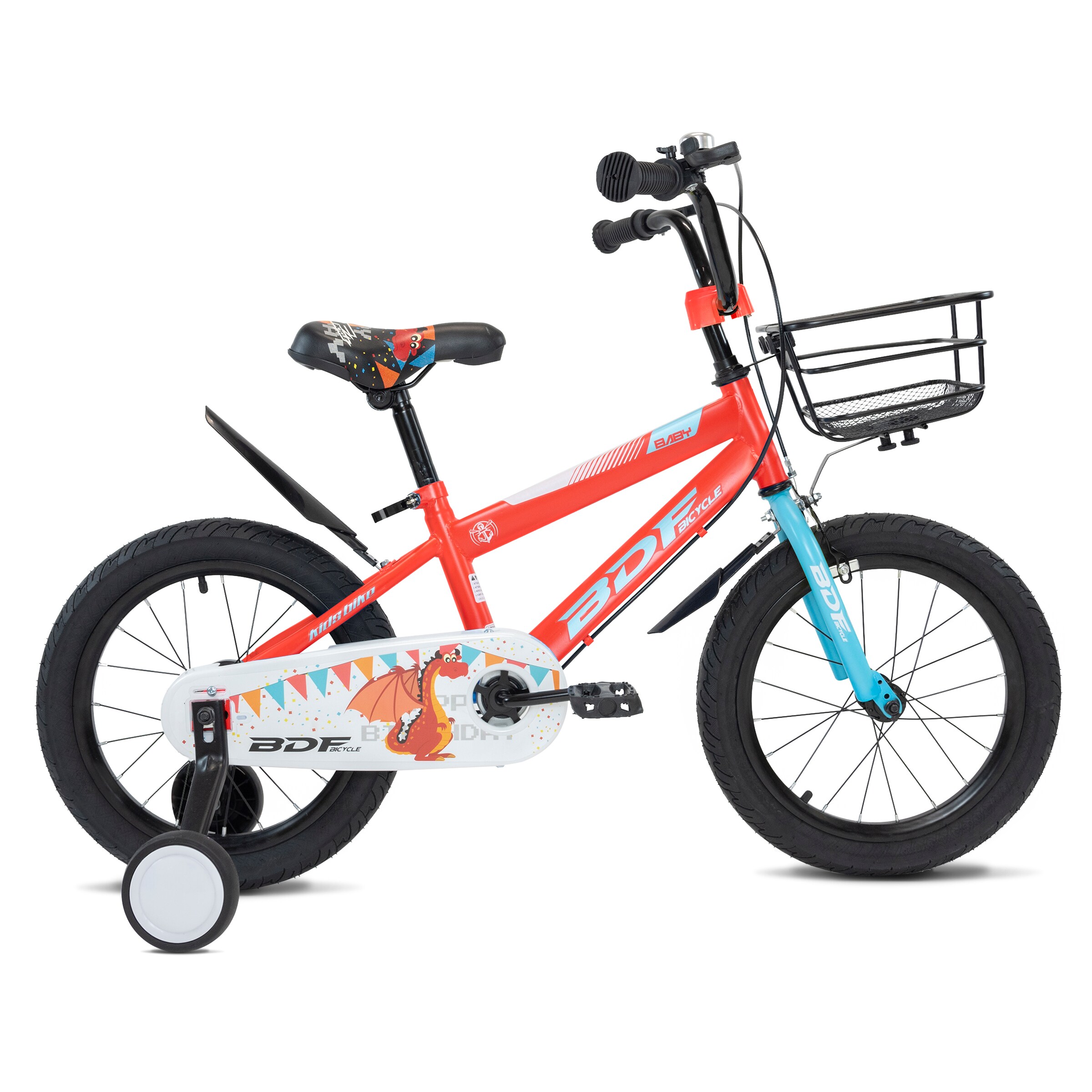 Bicicleta Infantil Rocatomic R16 Cuadro: 9.5'' Frenos V-Brakes con Canasta $3,899
