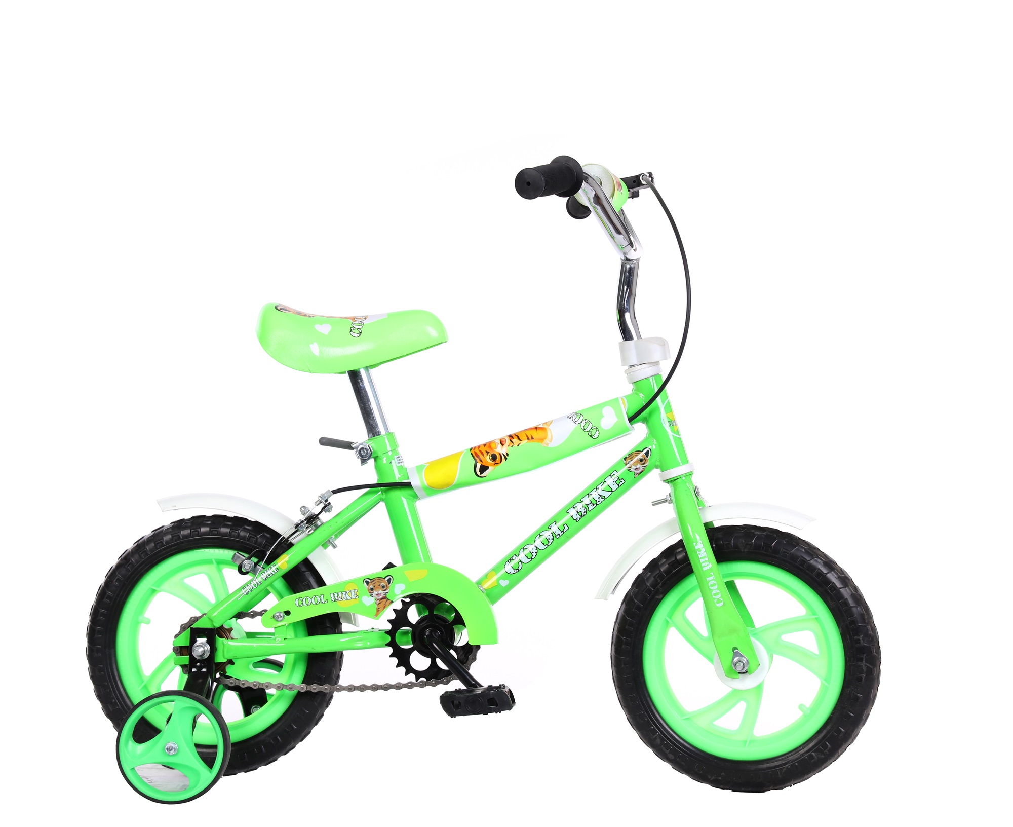 Foto 3 pulgar | Bicicleta Entrenadora De Niños Aeiou Qk-22 R12 Cool Verde