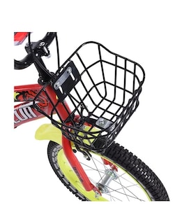 Foto 7 | Bicicleta Entrenadora De Niños Aeiou Qk-02 Canasta Rodado 16 Rojo