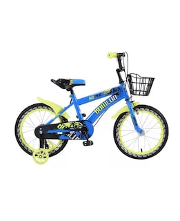 Foto 2 | Bicicleta Entrenadora De Niños Aeiou Qk-02 Canasta Rodado 16 Azul