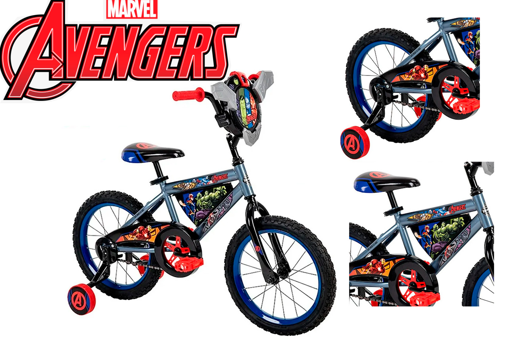 Foto 2 pulgar | Bicicleta Niños Huffy Avengers R16