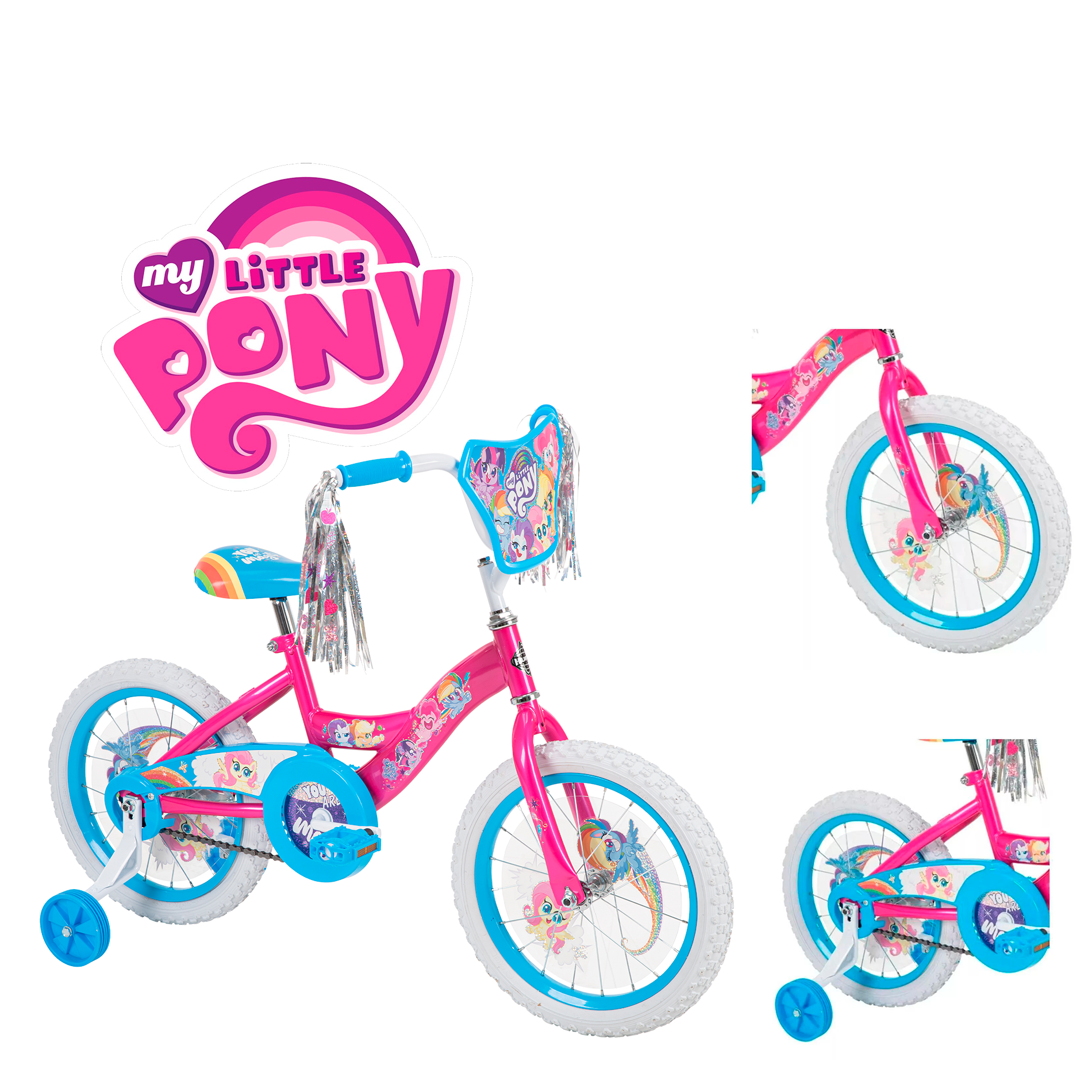 Bicicleta Niñas Pequeño Pony R16 My Little Pony