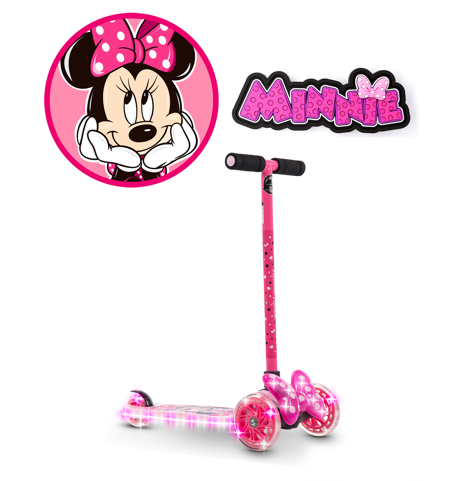 Foto 6 pulgar | Bicicleta Ninas Minnie Mouse R16 con Scooter