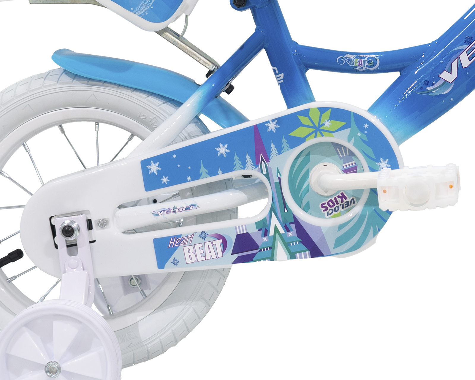 Foto 5 | Bicicleta Veloci Heart Beat Rodada 12 Azul