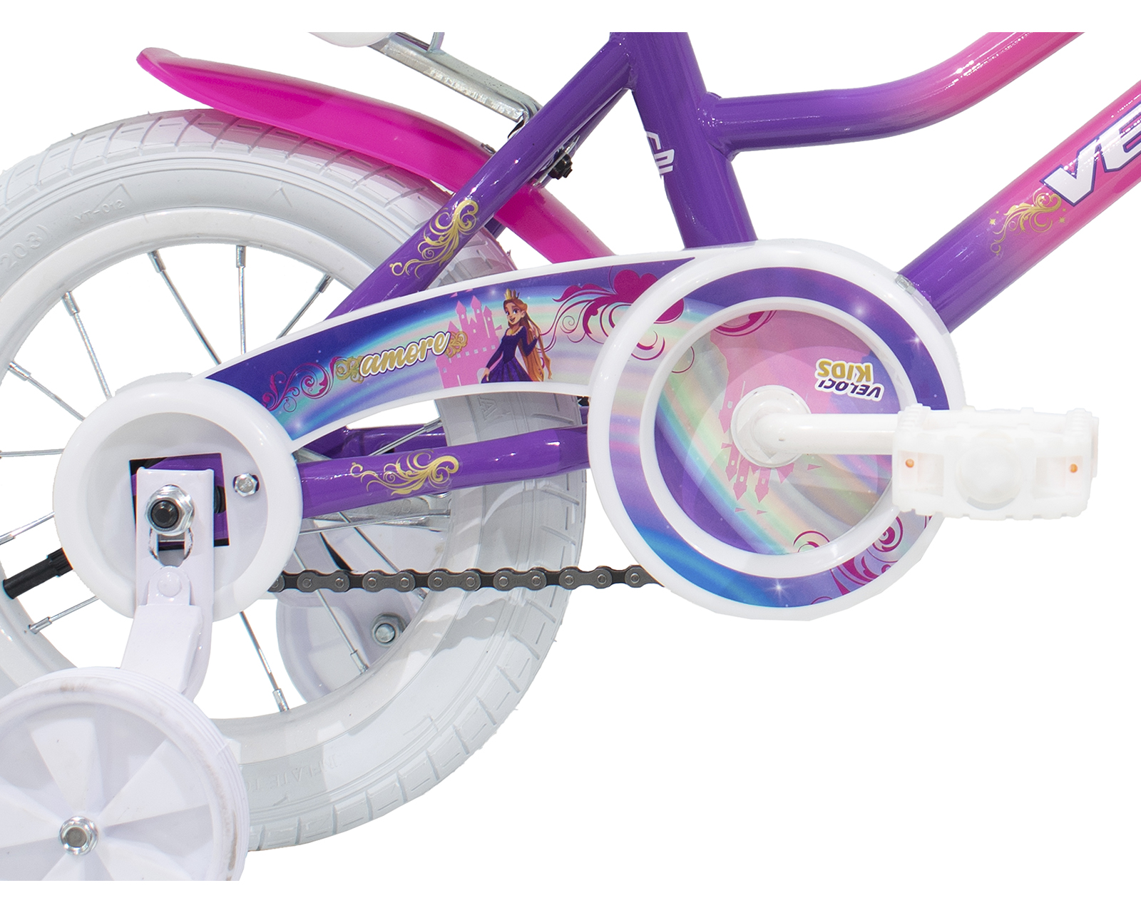 Foto 5 | Bicicleta Veloci Amore Rodada 12 Morado