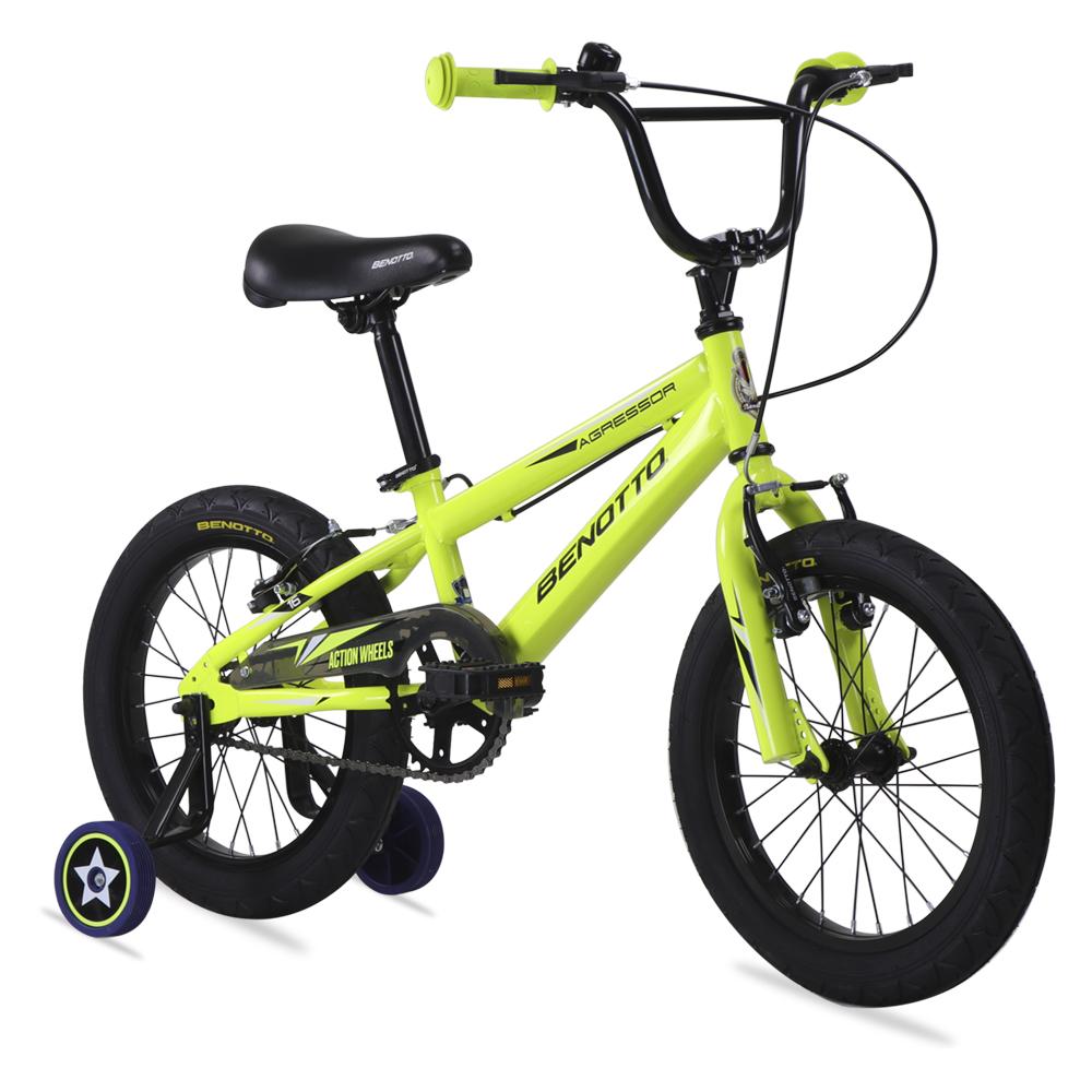 Bicicleta Benotto Agressor R16 1v Ruedas Laterales Acero