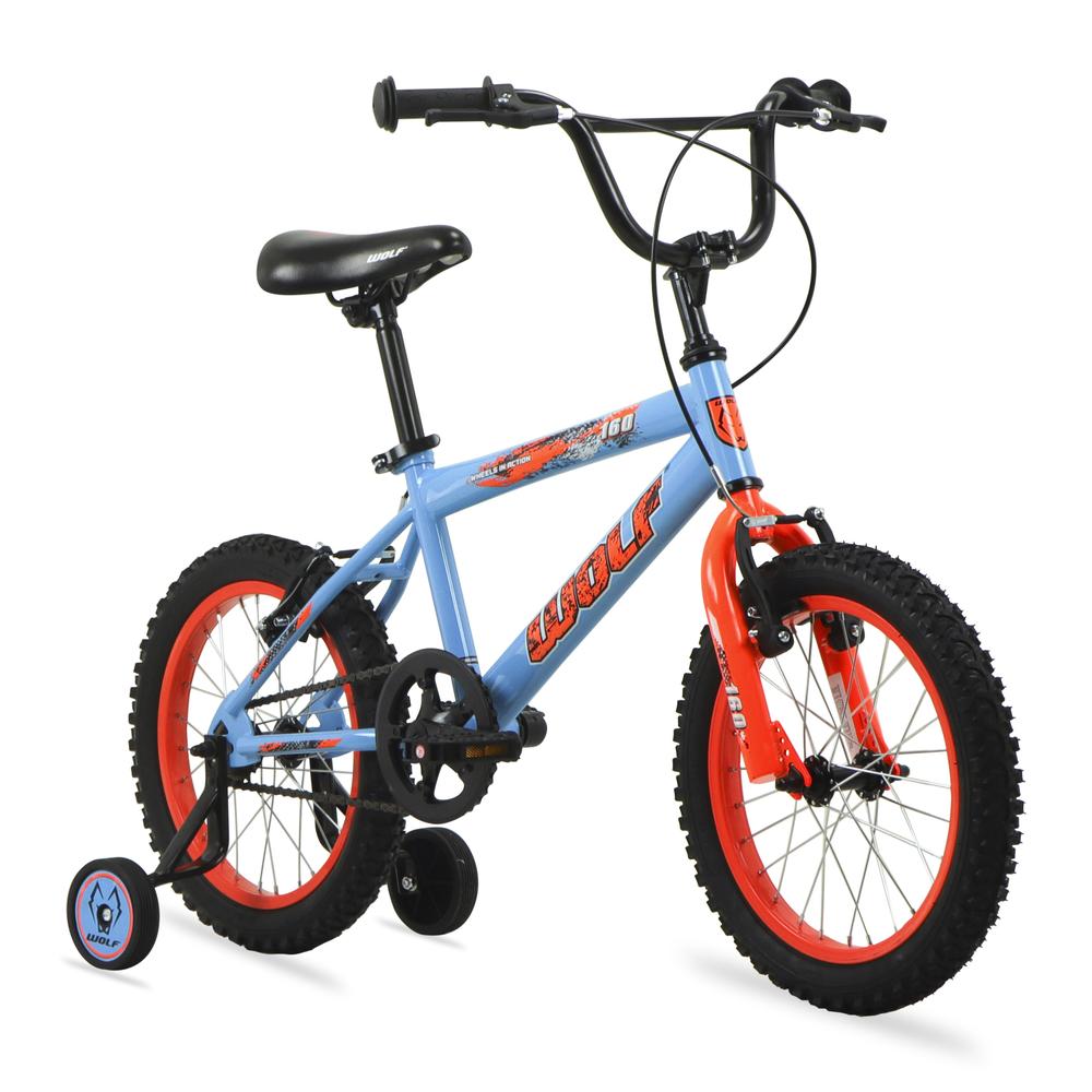 Bicicleta Wolf R16 1v Frenos V Con Ruedas Laterales