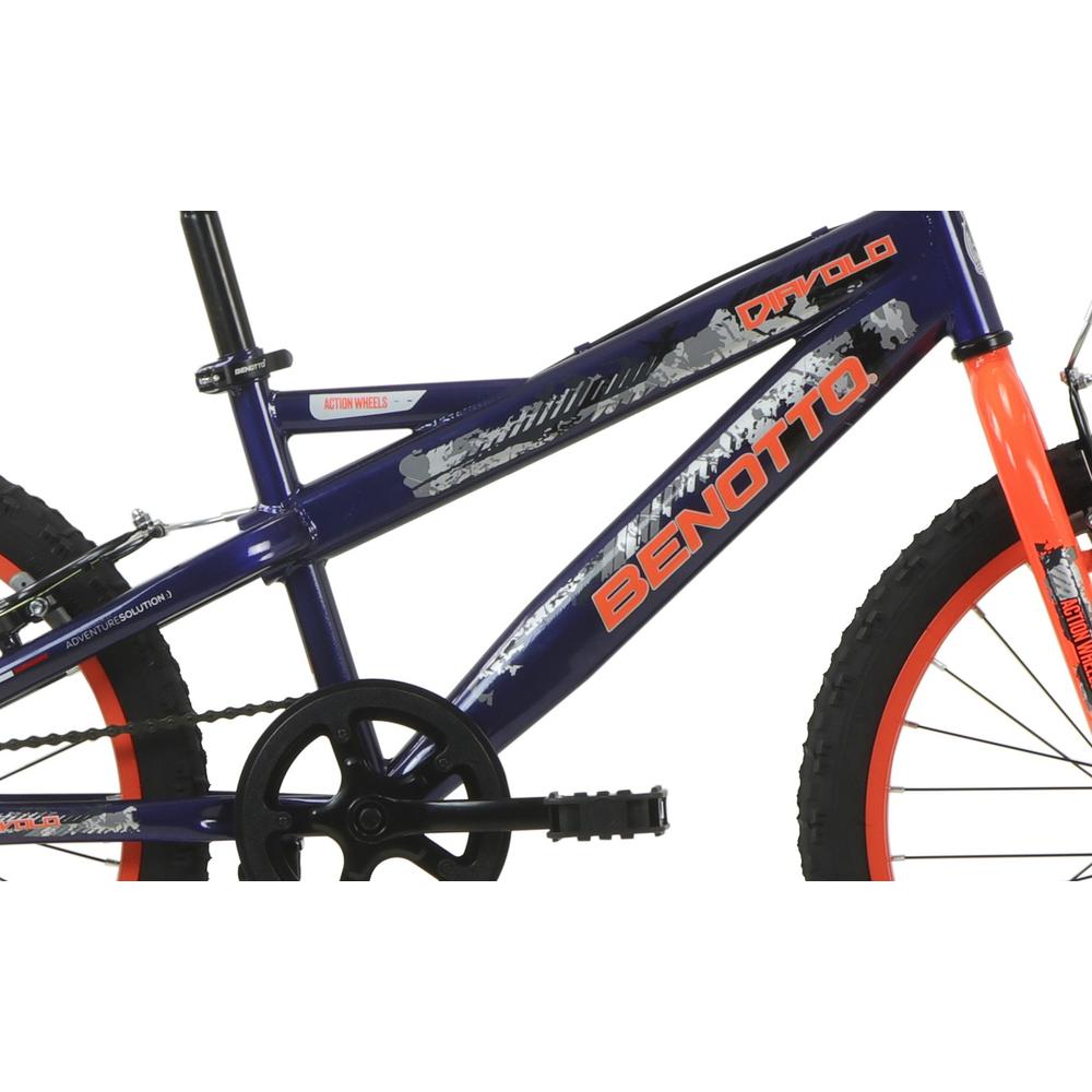 Foto 4 pulgar | Bicicleta Benotto Diavolo Rodada 20 1v Infantil Niño Acero