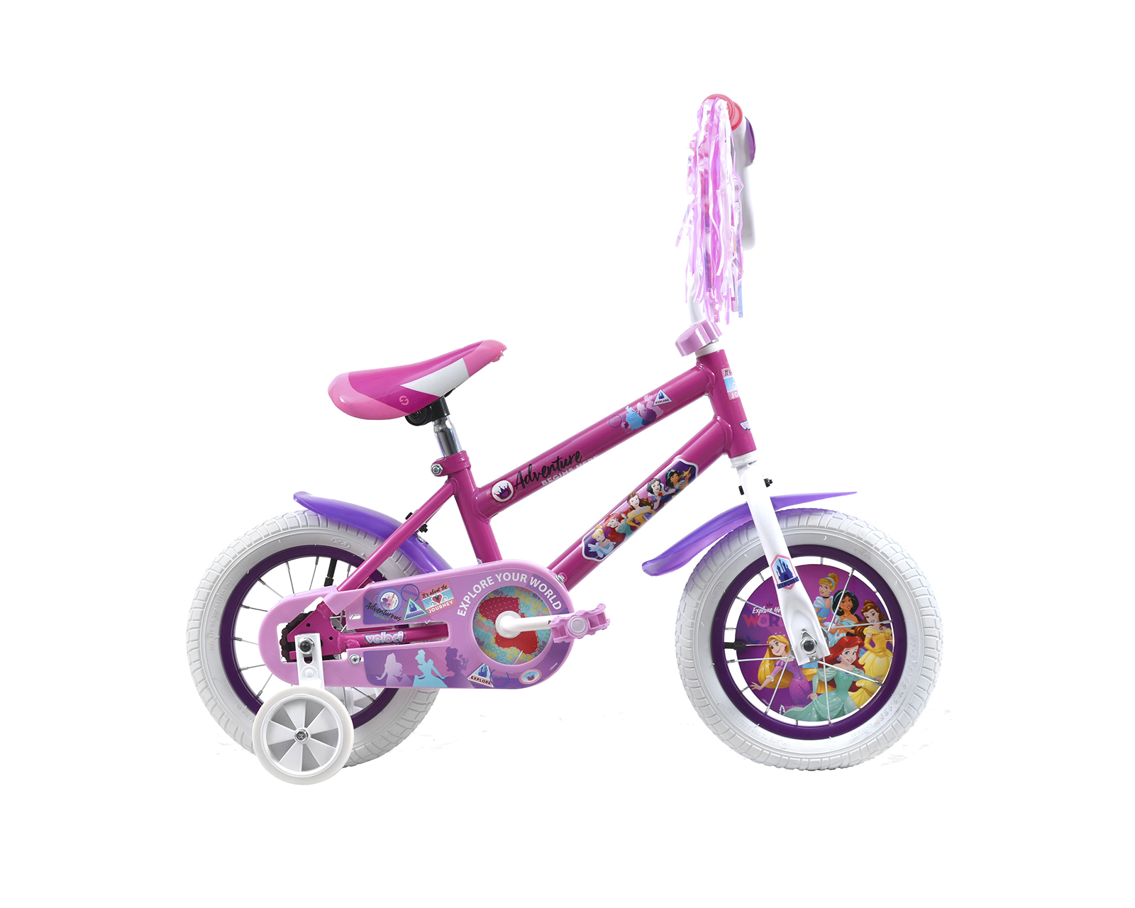 Bicicleta Veloci Princesas Begins Adventure Rodado 12  Rosa