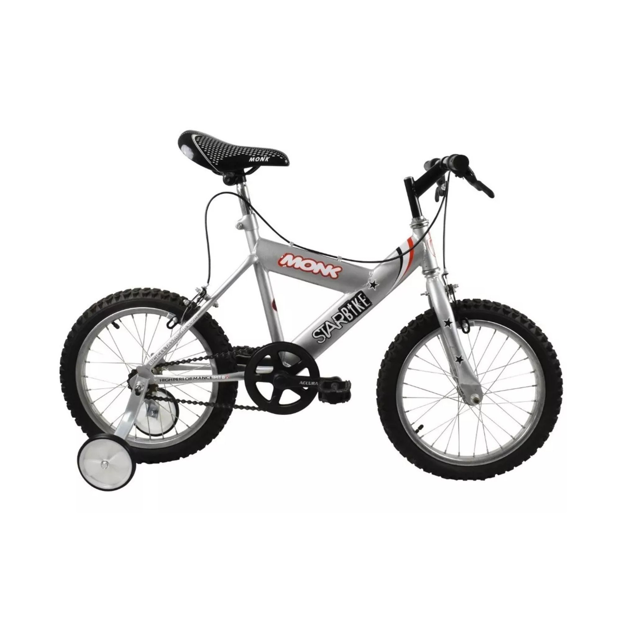 Foto 2 pulgar | Bicicleta Infantil Monk Starbike R16 Plata