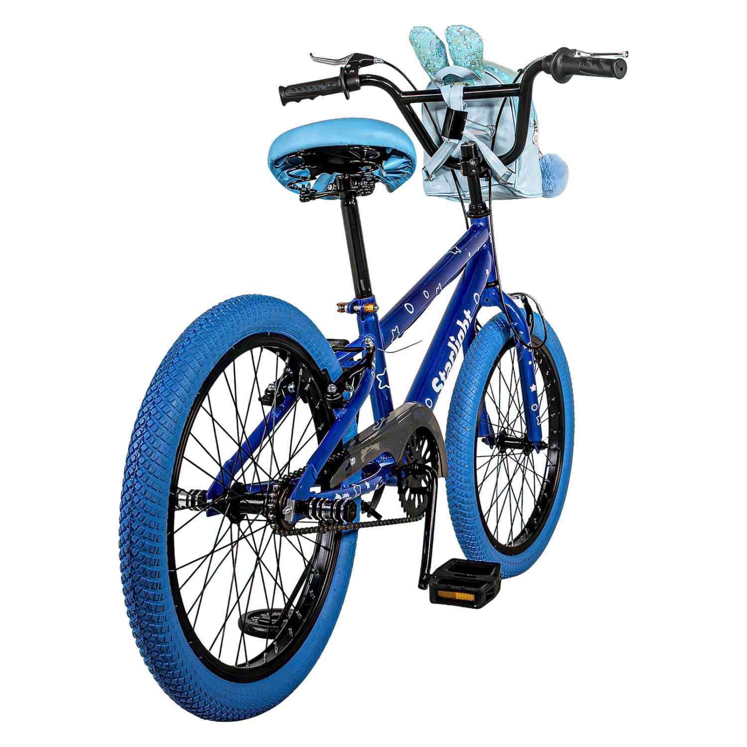 Foto 4 pulgar | Bicicleta Infantil Rodada 20 Niños Bici Starlight Color Azul Little Monkey