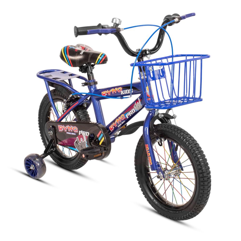 Foto 1 | Bicicleta Infantil R14 Niño Azul Canastilla Portabultos Ryno