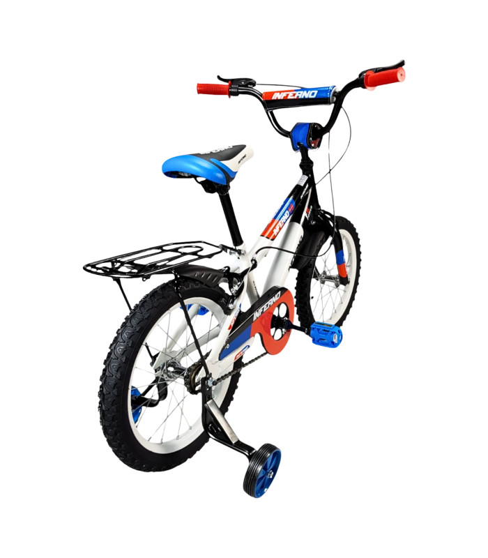 Foto 5 | Bicicleta Unibike  R16 con Parrilla Azul