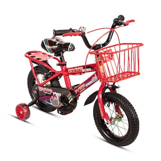 Foto 1 | Bicicleta Infantil R12 Niño Roja Canastilla Portabultos Ryno