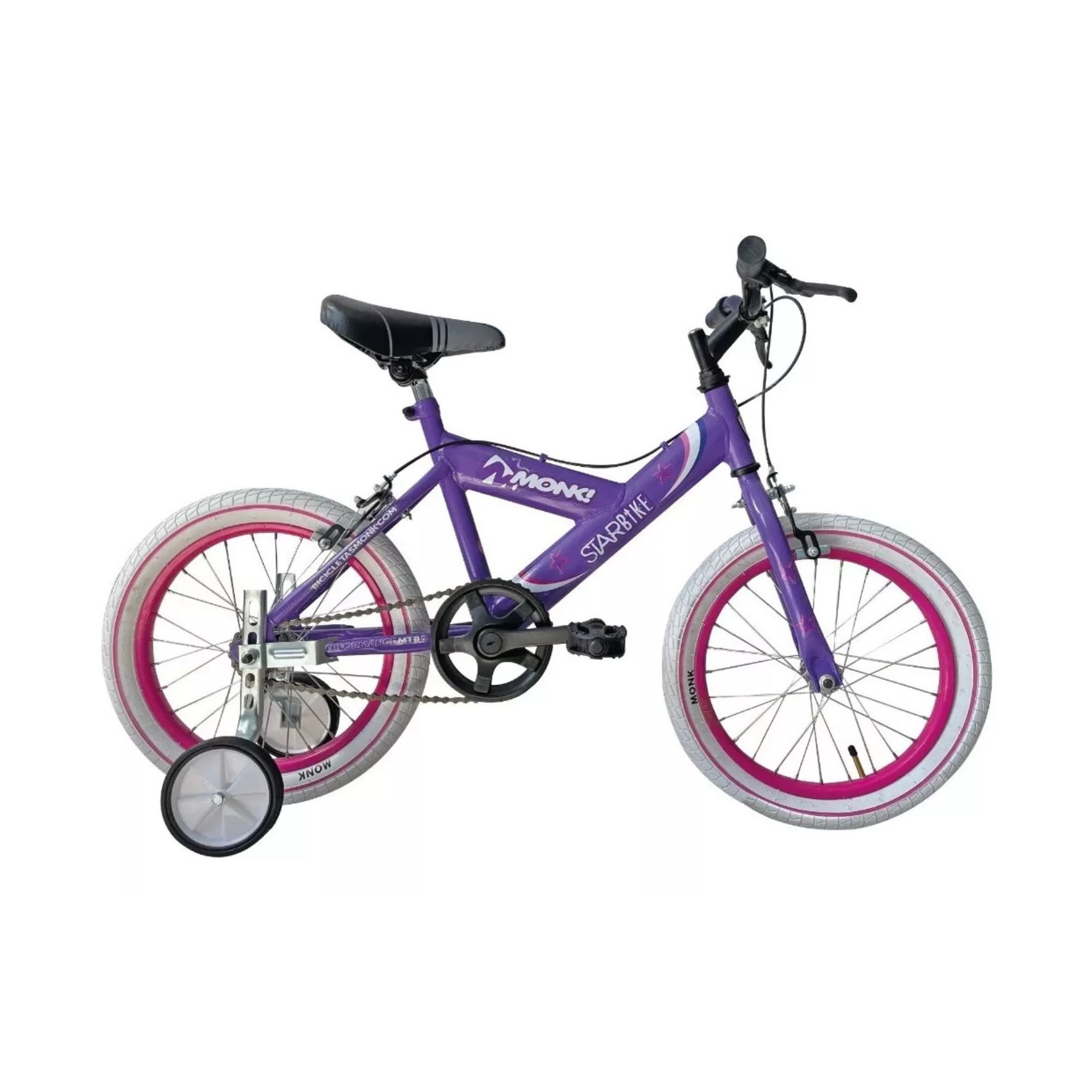 Foto 2 pulgar | Bicicleta Infantil Monk Starbike R16 Morado