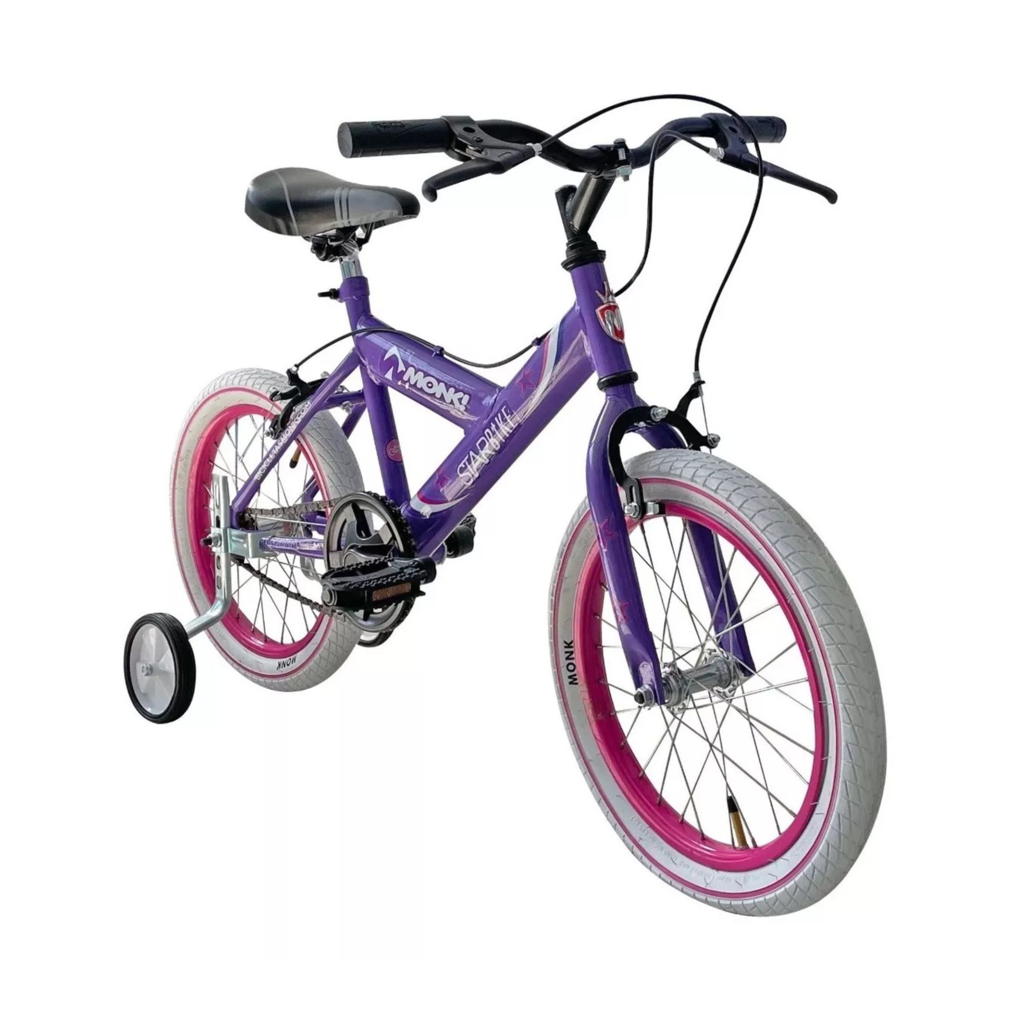 Foto 3 pulgar | Bicicleta Infantil Monk Starbike R16 Morado