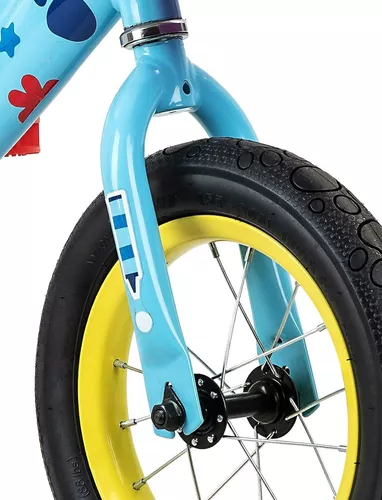 Foto 6 | Bicicleta Infantil Nickelodeon Pistas de Blue Azul Rodada 12