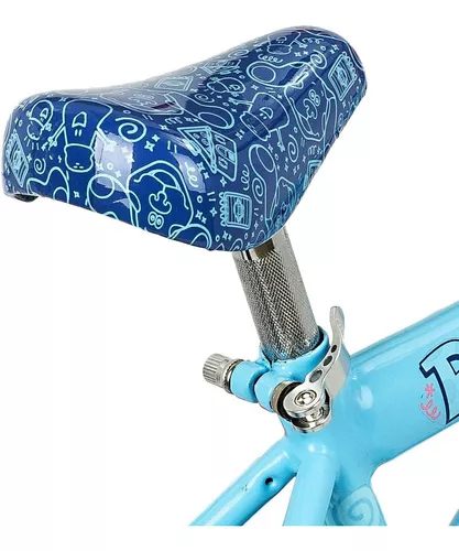 Foto 7 | Bicicleta Infantil Nickelodeon Pistas de Blue Azul Rodada 12