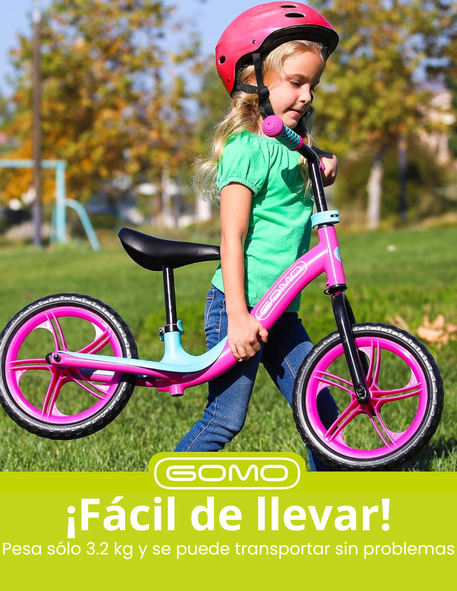 Foto 5 pulgar | Bicicleta de Equilibrio Gome Verde Infantil