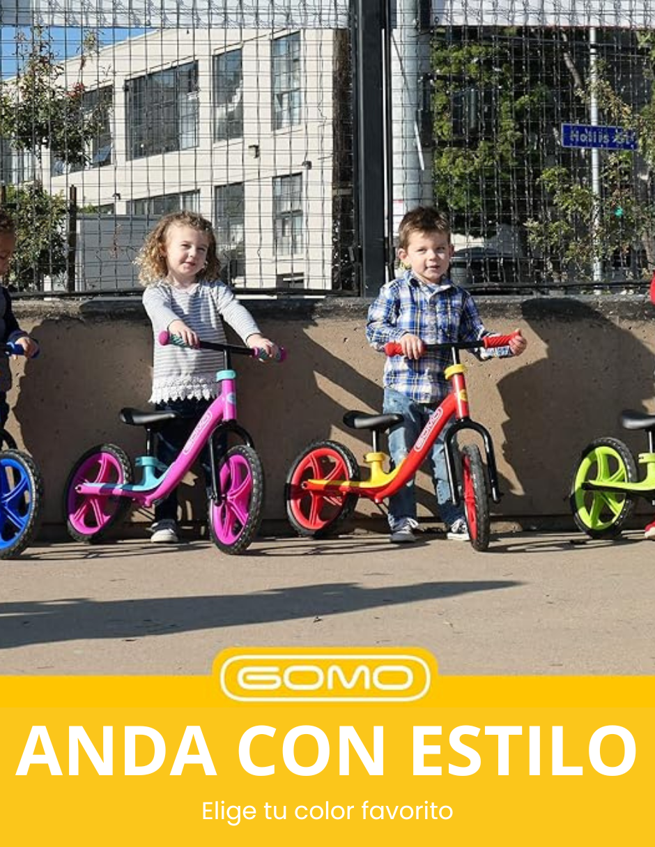 Foto 7 pulgar | Bicicleta de Equilibrio Gome Rojo Infantil