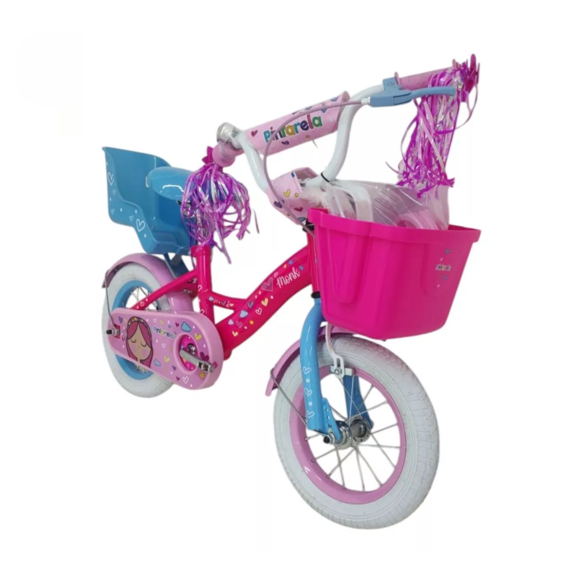 Foto 3 pulgar | Bicicleta Infantil Monk Pintarela R12 Para Niña