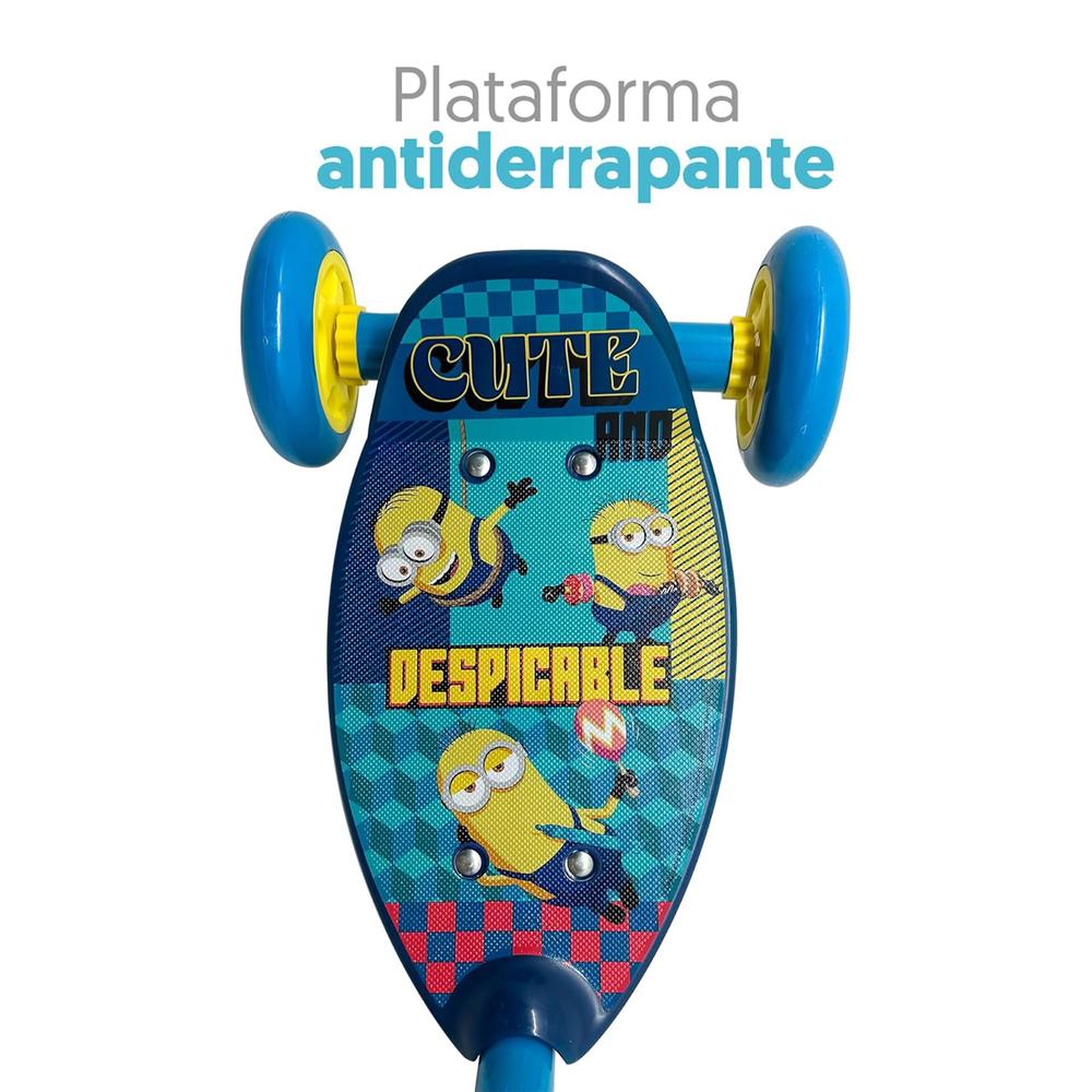 Foto 5 pulgar | Scooter Patin Apache Minions Rueda Suave Antiderrapante