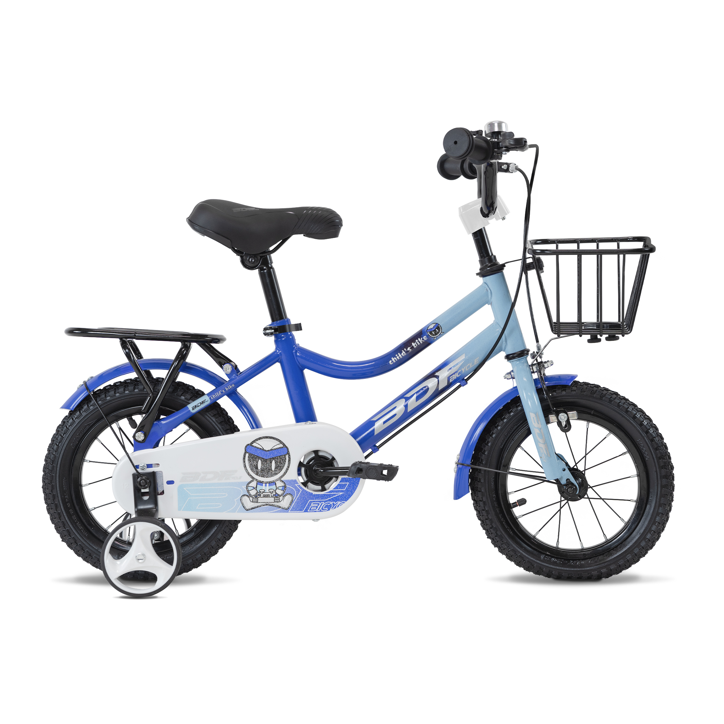 Bicicleta Rocatomic Cosmic R12 Llanta Entrenamiento Niños (azul Rey/azul Turqueza)