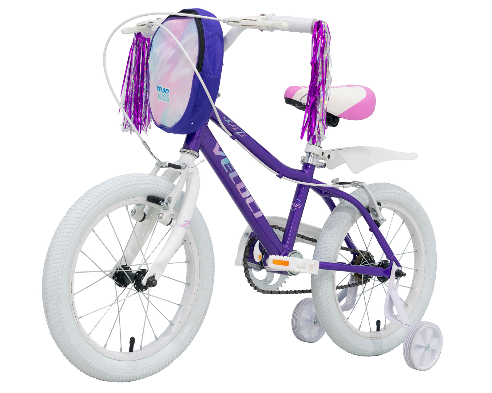 Foto 6 pulgar | Bicicleta Veloci Ragazze Rodada 16 Morado Infantil