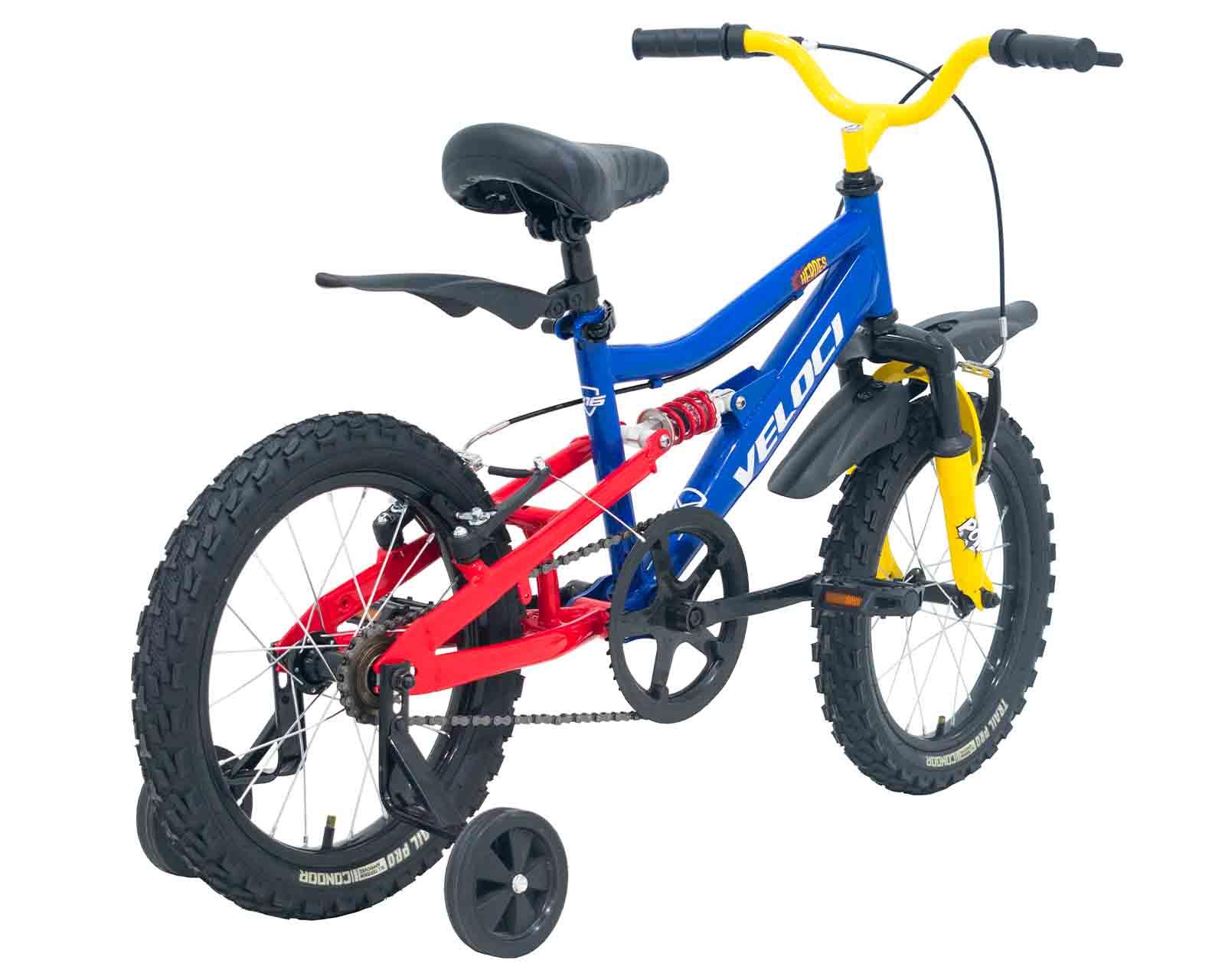 Foto 3 pulgar | Bicicleta Veloci Heroes Rodada 16 Azul Infantil