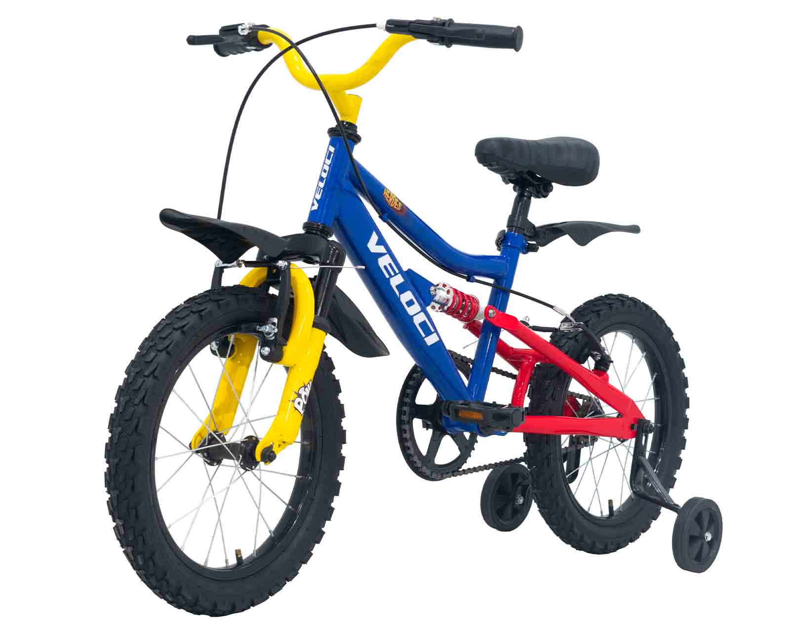 Foto 6 pulgar | Bicicleta Veloci Heroes Rodada 16 Azul Infantil