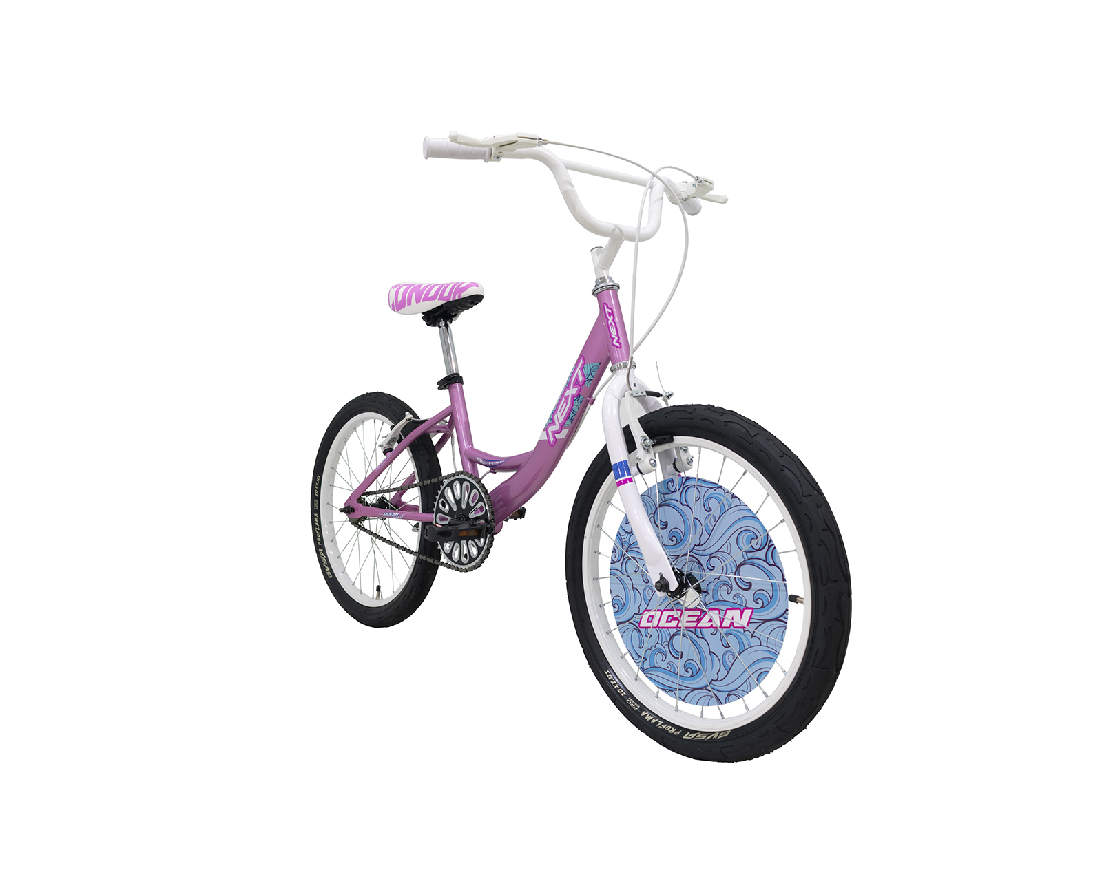 Foto 3 pulgar | Bicicleta Veloci Next Ocean Rodada 20 Rosa Infantil