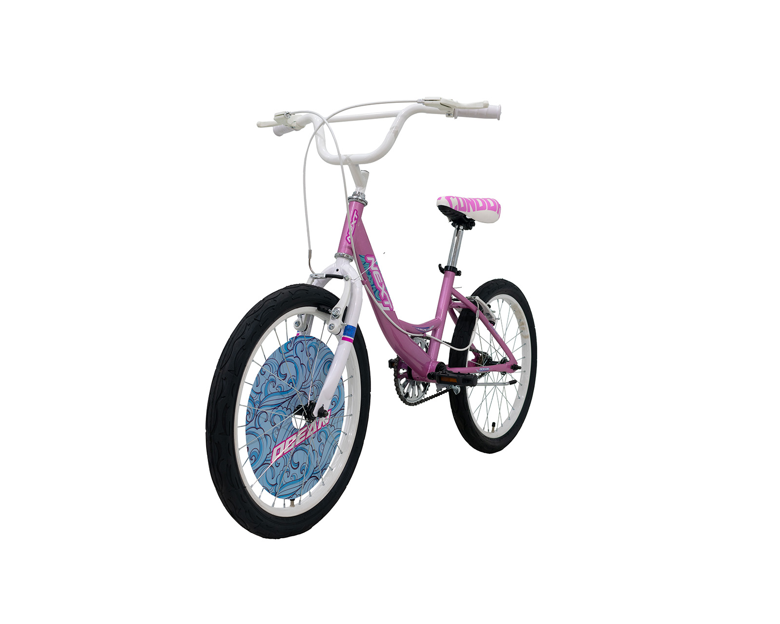 Foto 5 pulgar | Bicicleta Veloci Next Ocean Rodada 20 Rosa Infantil