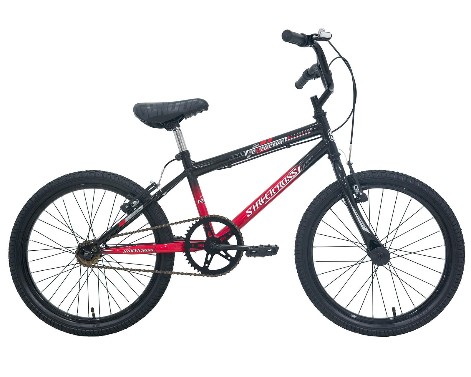 Bicicleta Veloci Extream Rodada 20 Rojo Infantil