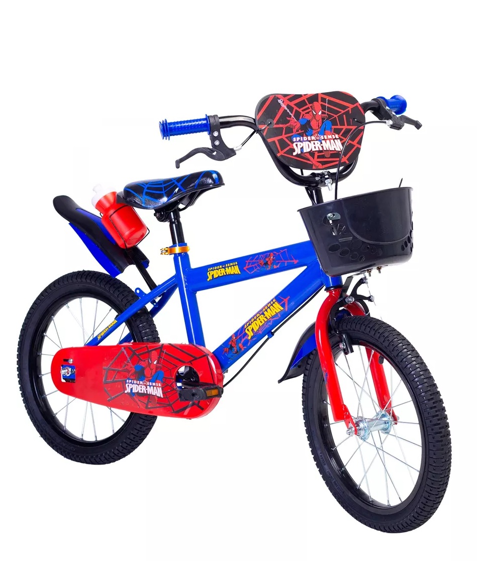 Aeiou Bicicleta Para Niños Qk-12 R20 Con Canasta Azul