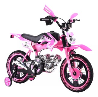 Foto 1 | Bicicleta Entrenadora Niños Aeiou Baj-15005 R16 Motocross Rosa