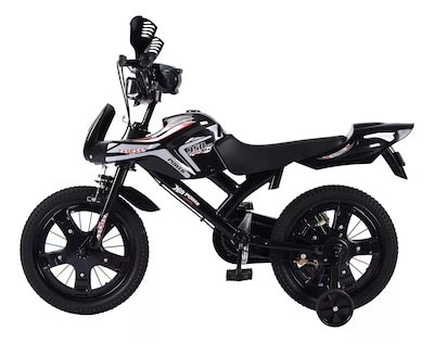 Foto 4 | Bicicleta Entrenadora De Niños Aeiou Baj95004 R12 Sonido Negro