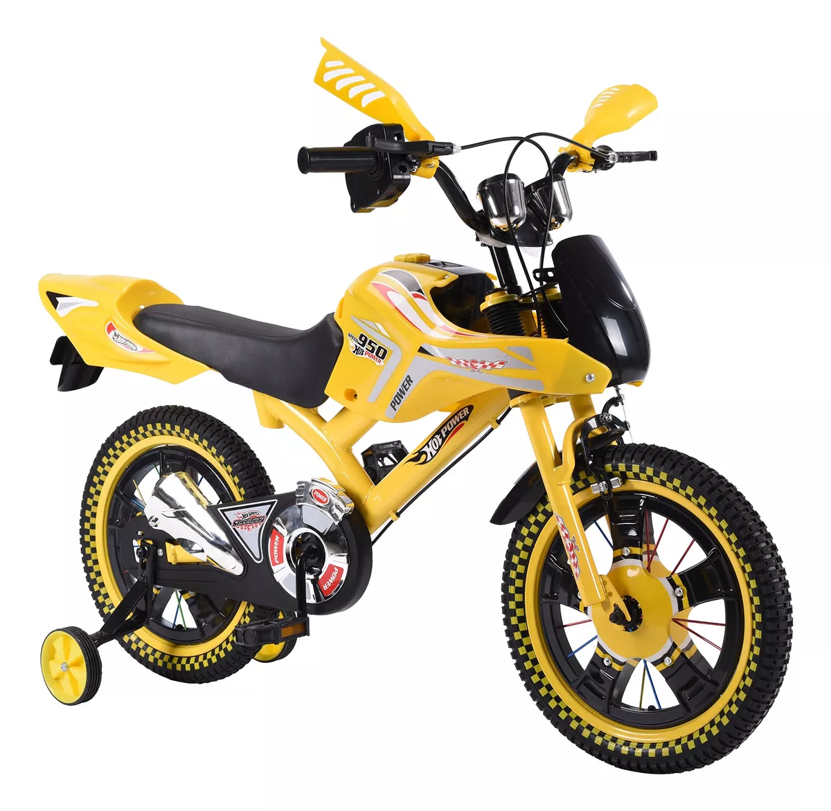 Bicicleta Entrenadora De Niños Aeiou Baj95004 R12 Sonido Amarillo