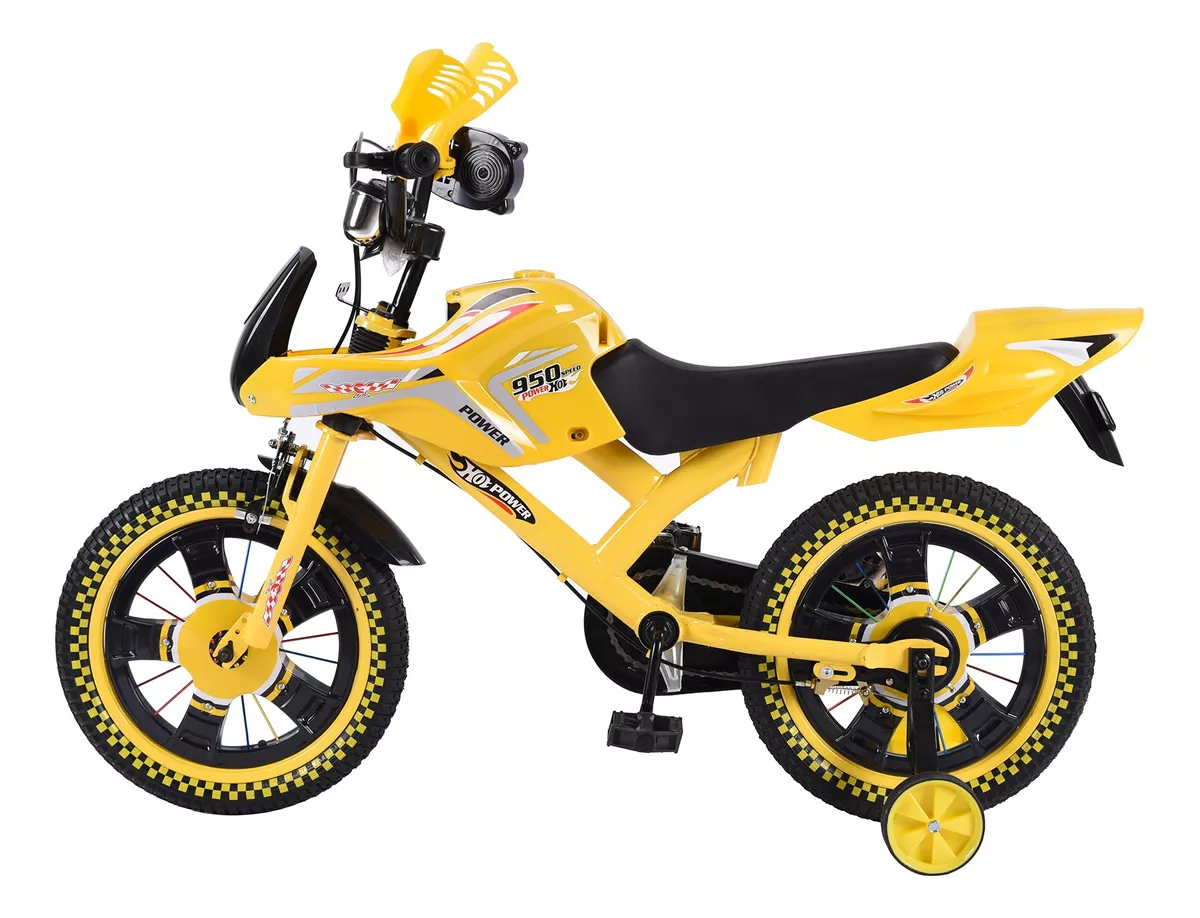 Foto 5 pulgar | Bicicleta Entrenadora De Niños Aeiou Baj95004 R12 Sonido Amarillo